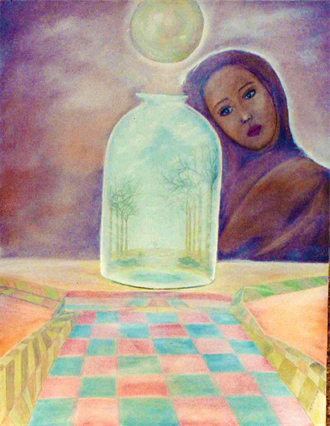 Famous Artist in Austin Texas 
"The Last Forest" By DAPACU
Oil On Canvas, Circa 1995
TheFamousPainting.Com
See www.England.PM